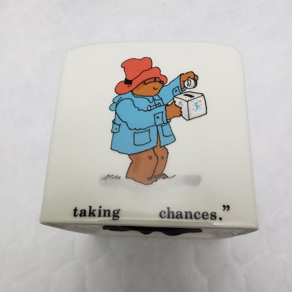 Coalport Paddington Bear Square Childrens Bank Bone China Made in England - Picture 4 of 8